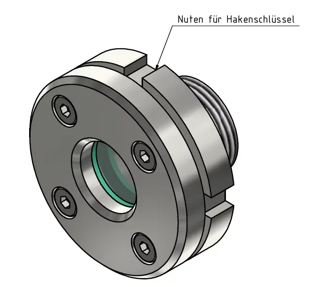 Oelauge 500 Grad